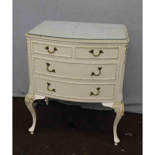 810 - Regency style 3 drawer chest of drawers