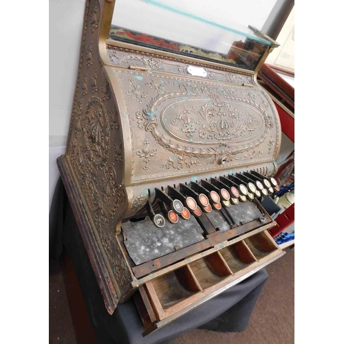 1 - Antique - American cash register - missing top