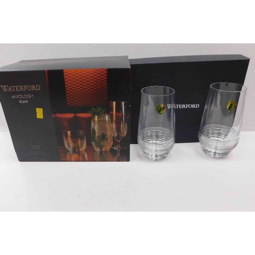 218 - Waterford Crystal - Mixology Rum Glasses - as new in box