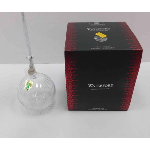 220 - Waterford Crystal - Joy Ball - as new in box