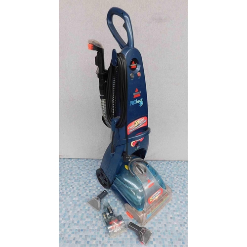 519 - Bissell pro-heat carpet cleaner with tools W/O