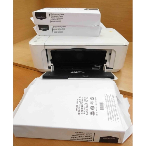 527 - Canon printer and 3x packs of paper - unchecked
