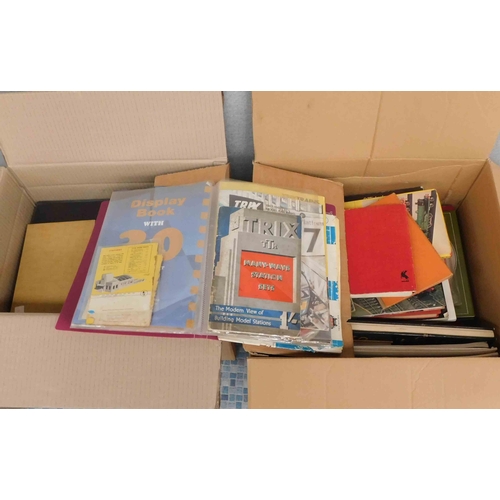 609 - 2x Boxes of railway books etc.