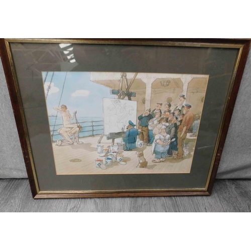 637a - Framed Jan Saunders framed print