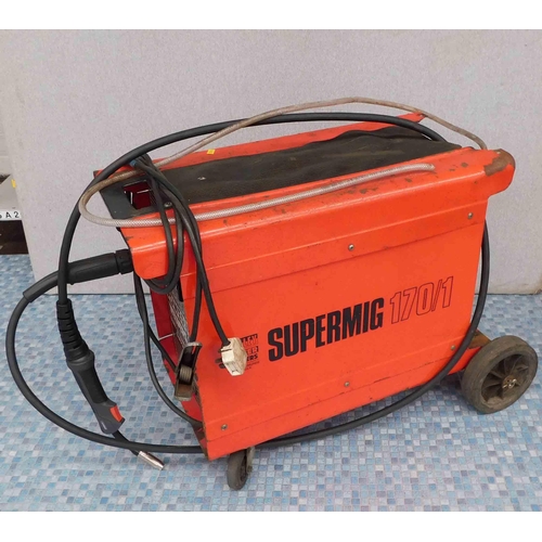 757 - Supermig 170/1 power welder with new torch W/O