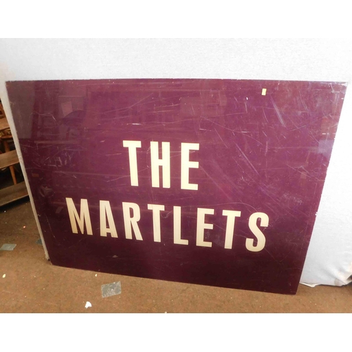 765 - 3x Large acrylic signs, 2x Fort Jester and 1x 'The Martlets' - approx. 51