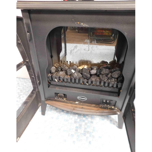 807 - Dimplex electric stove W/O with remote