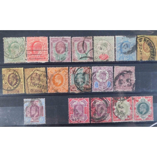 104 - Edward VII stamps with extra shades