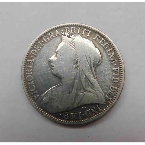 140 - Antique - 1900 Victorian Florin