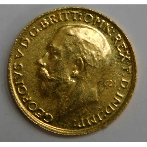 141 - 1927 dated - 22ct gold full sovereign coin