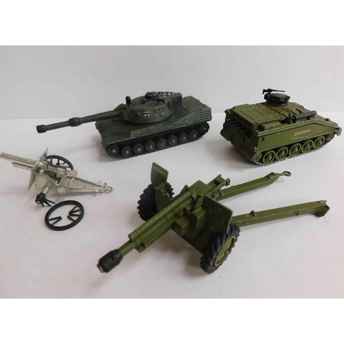 211 - Dinky diecast - military vehicles