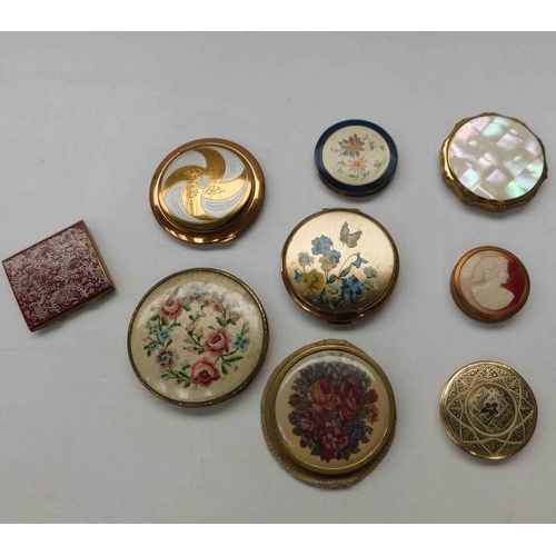 241 - Nine - vintage compacts