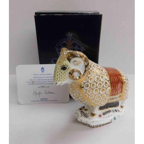 247 - Royal Crown Derby - Ltd ed. The Ram of Colchis 356/750