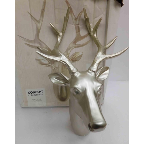 44 - Stag head - wall ornament