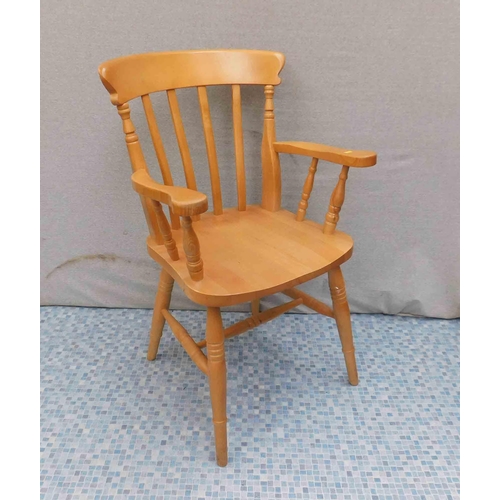 547 - Beech gentlemen's chair