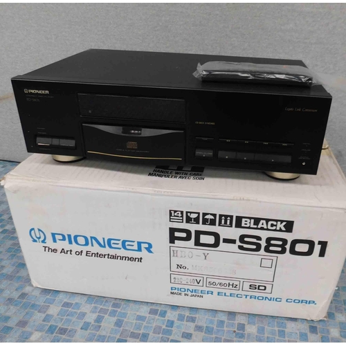 578 - Boxed Pioneer PD-S801 compact disc player w/o