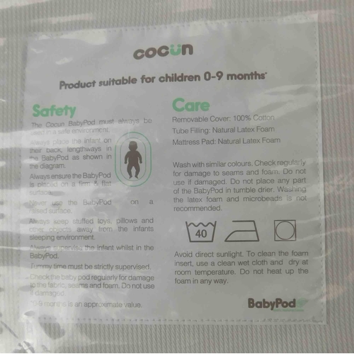 594 - 6x New & bagged Cocun baby pod padded mats