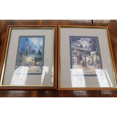 611 - 2x Framed prints signed J Freeman 93