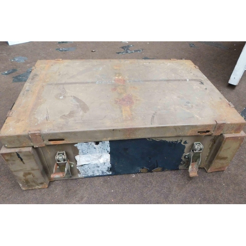 654 - Large ammo box & contents