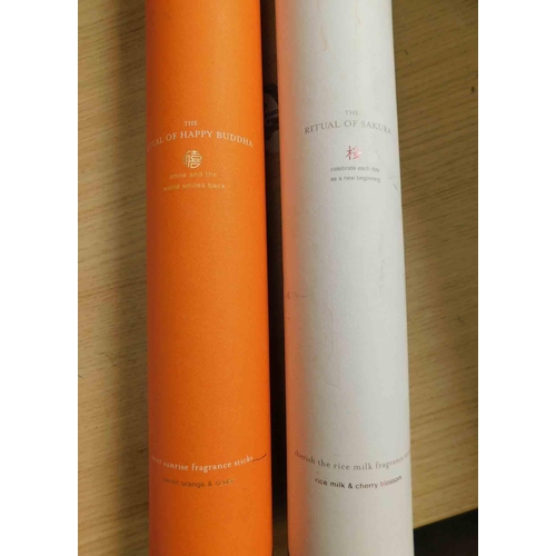 667 - 2x New fragrance sticks by Rituals, rice milk & sweet fragrance