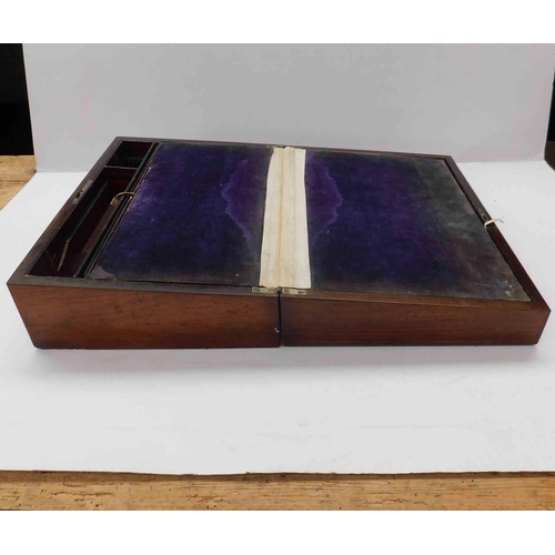 68 - Vintage - inlaid writing slope