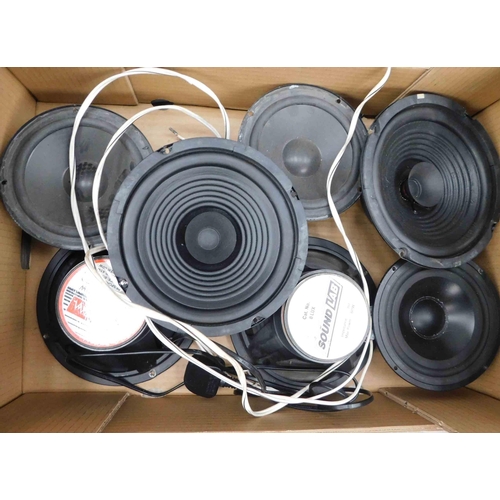 792 - 2x Boxes of speaker cones-various sizes-unchecked