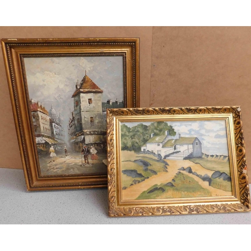 173 - Two - framed original paintings