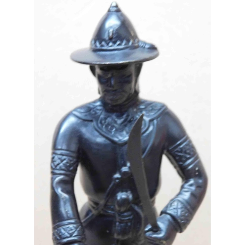 228 - Bronze statue of a Mongolian Warrior