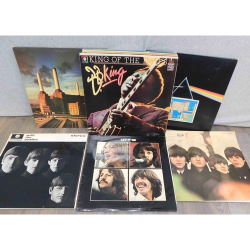 26 - Mixed vinyl including - The Beatles & Pink Floyd