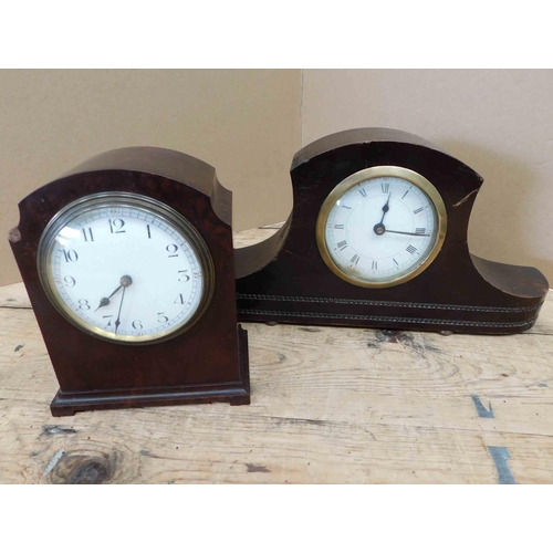 41 - Two - Antique/vintage mantle clocks - including bakelite w/o