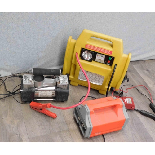 510 - Selection of car items - jumpstarter, powerbank etc. all unchecked