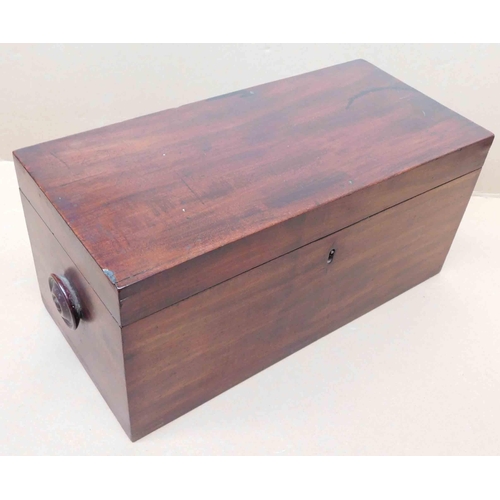 55 - Rosewood Tea Caddy - no key