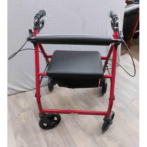 553 - Mobility walking frame on wheels