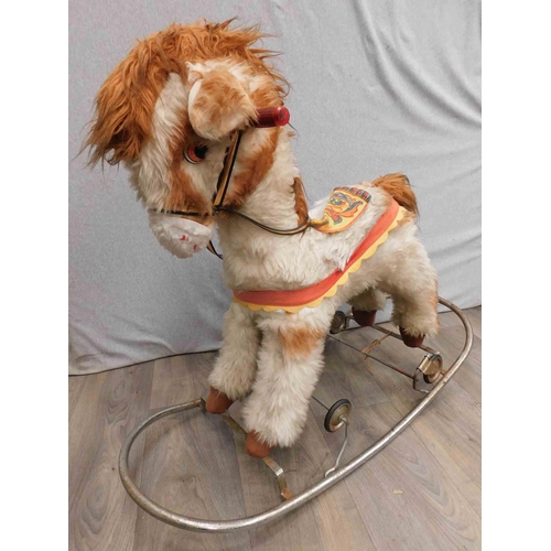 595 - Vintage rocking horse