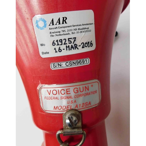 596 - Aircraft Megaphone and Voice Gun - Model A12SA