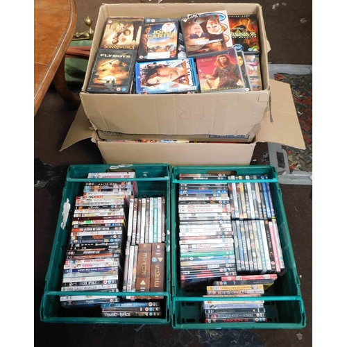 601 - Large selection of DVDs ( 4 boxes full)