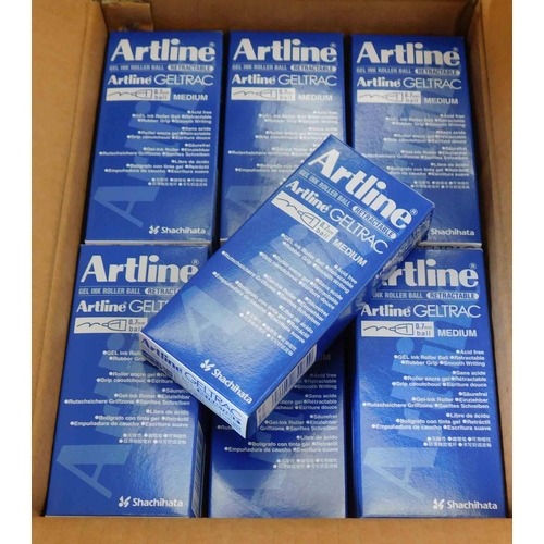 604a - Artline Red Roller Ball pens (36 boxes of 12)