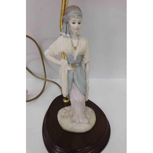 65 - Figural table lamp - working order