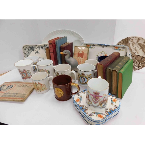 9 - Mixed items including - Commemorative ware