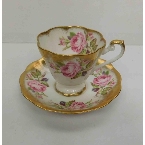 97 - Royal standard - fine bone china teacup with saucer