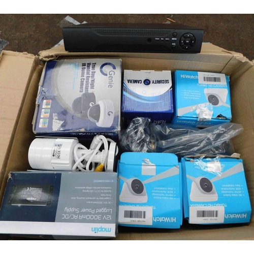 511 - CCTV system unchecked incl. Genie and HiWatch cameras