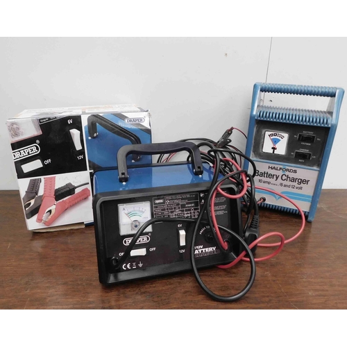 524 - 2x Car battery chargers-unchecked