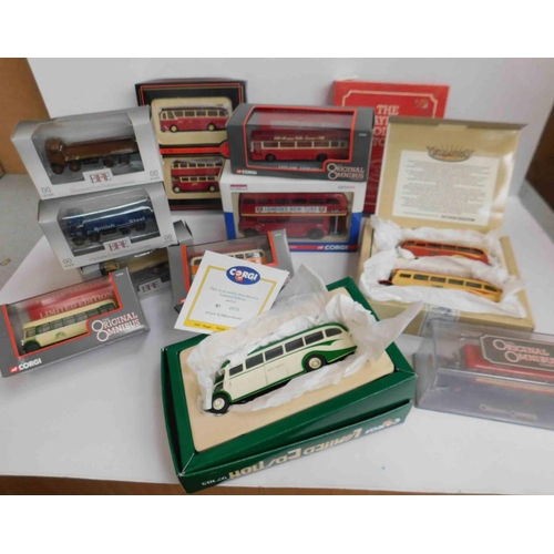 81 - Corgi & EFE diecast buses & lorries - boxed