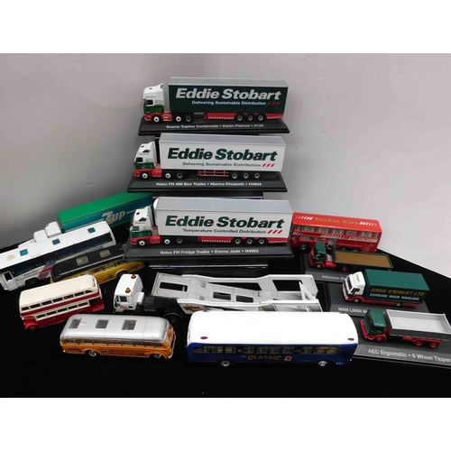 86 - Diecast models - including Eddie Stobart