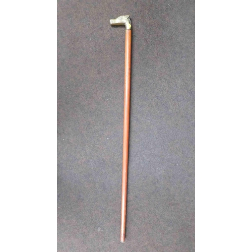 88a - Walking stick - horse head handle