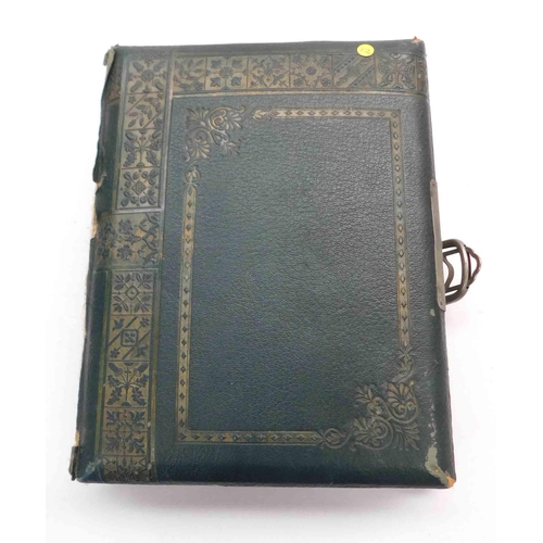 14 - Antique Victorian - photograph album & contents