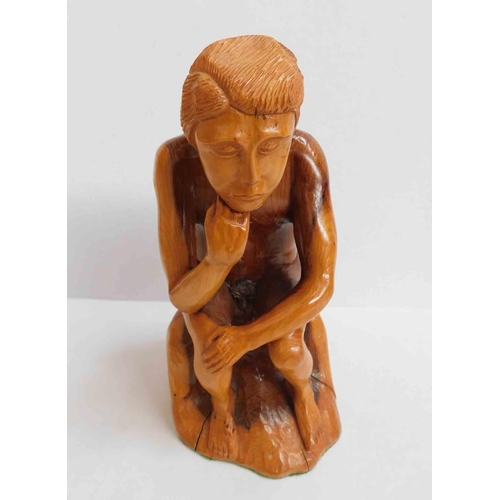 153 - Wooden - carved figure