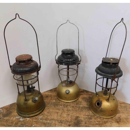 31 - Three - Vintage Tilley lamps