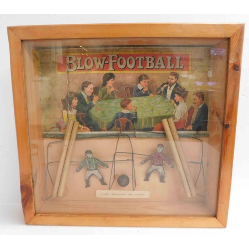 46 - Antique - blow football game