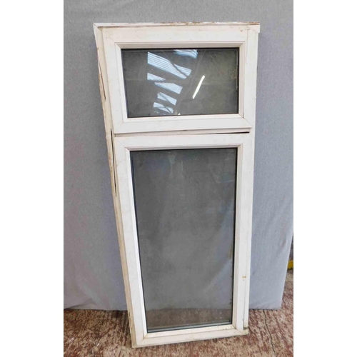 545 - Double glazed window and frame - approx. 59